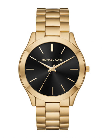 Michael Kors Slim Runway Gold-Tone Watch