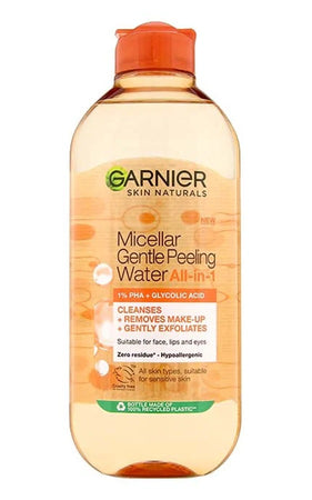 ماء منظف جارنييه Micellar Gentle Peeling Water