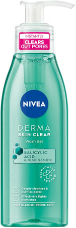 منظف وجه نيفيا Derma Skin Clear Wash Gel