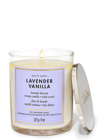 شمعة معطرة باث اند بودي وركس Lavender Vanilla