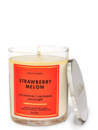 شمعة معطرة باث اند بودي وركس Strawberry Melon