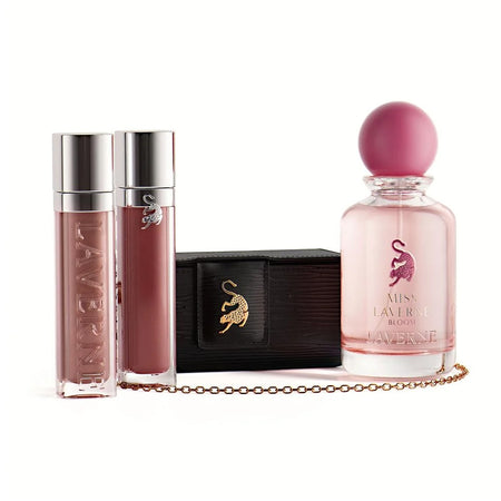 Laverne Beauty Collection Bloom With Bag and 2 Lip Gloss EDP 100ml Perfume Set