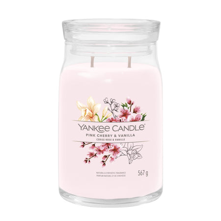 Yankee Candle Pink Cherry Vanilla Signature Tumbler Scented Candle