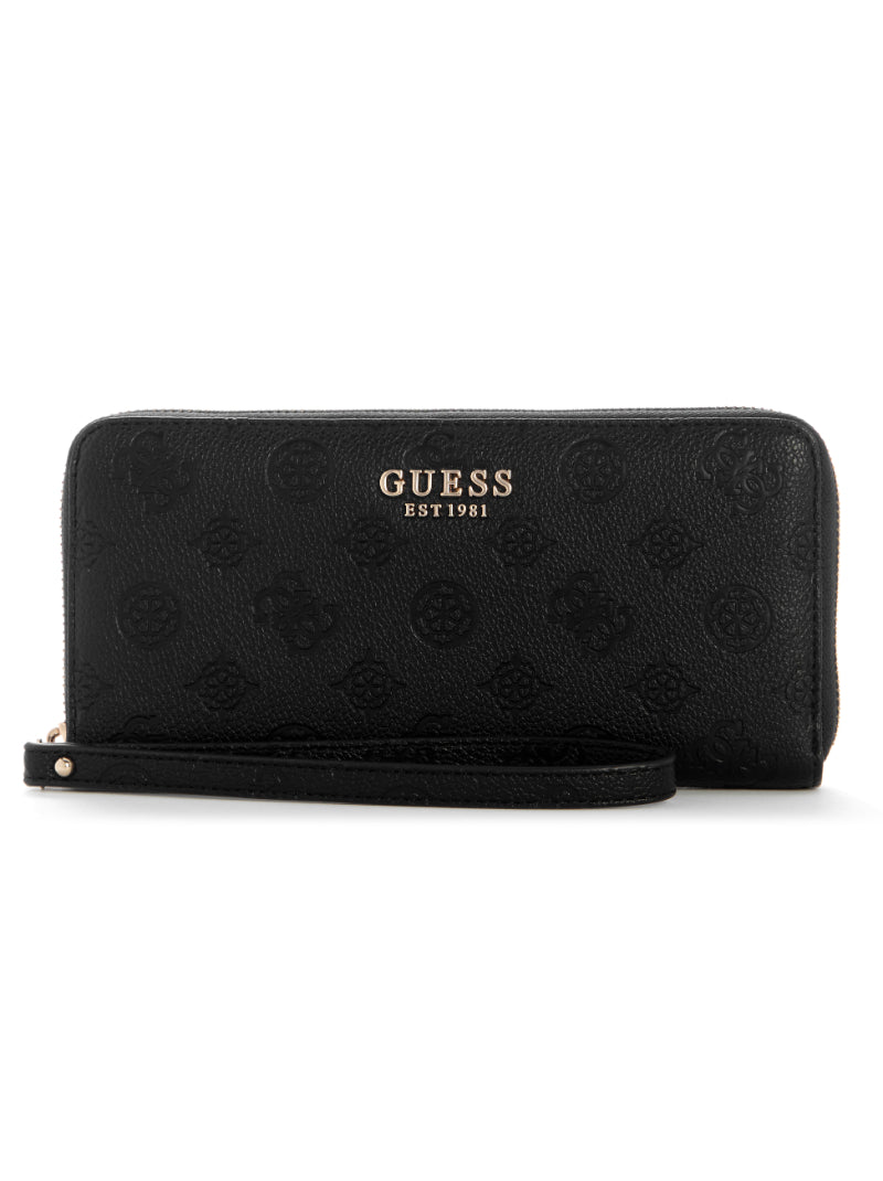 Guess Ella Logo Slg Lrg Zip Around Wallet