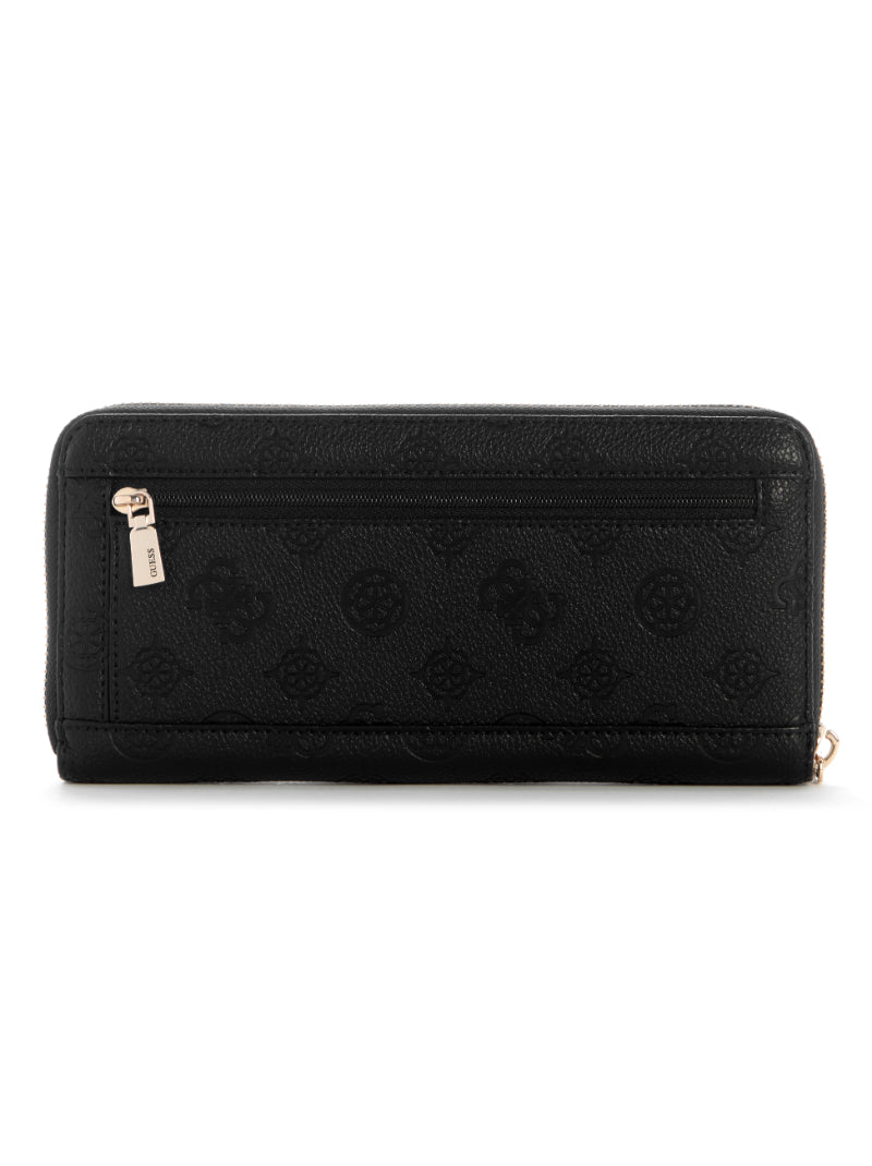 Guess Ella Logo Slg Lrg Zip Around Wallet