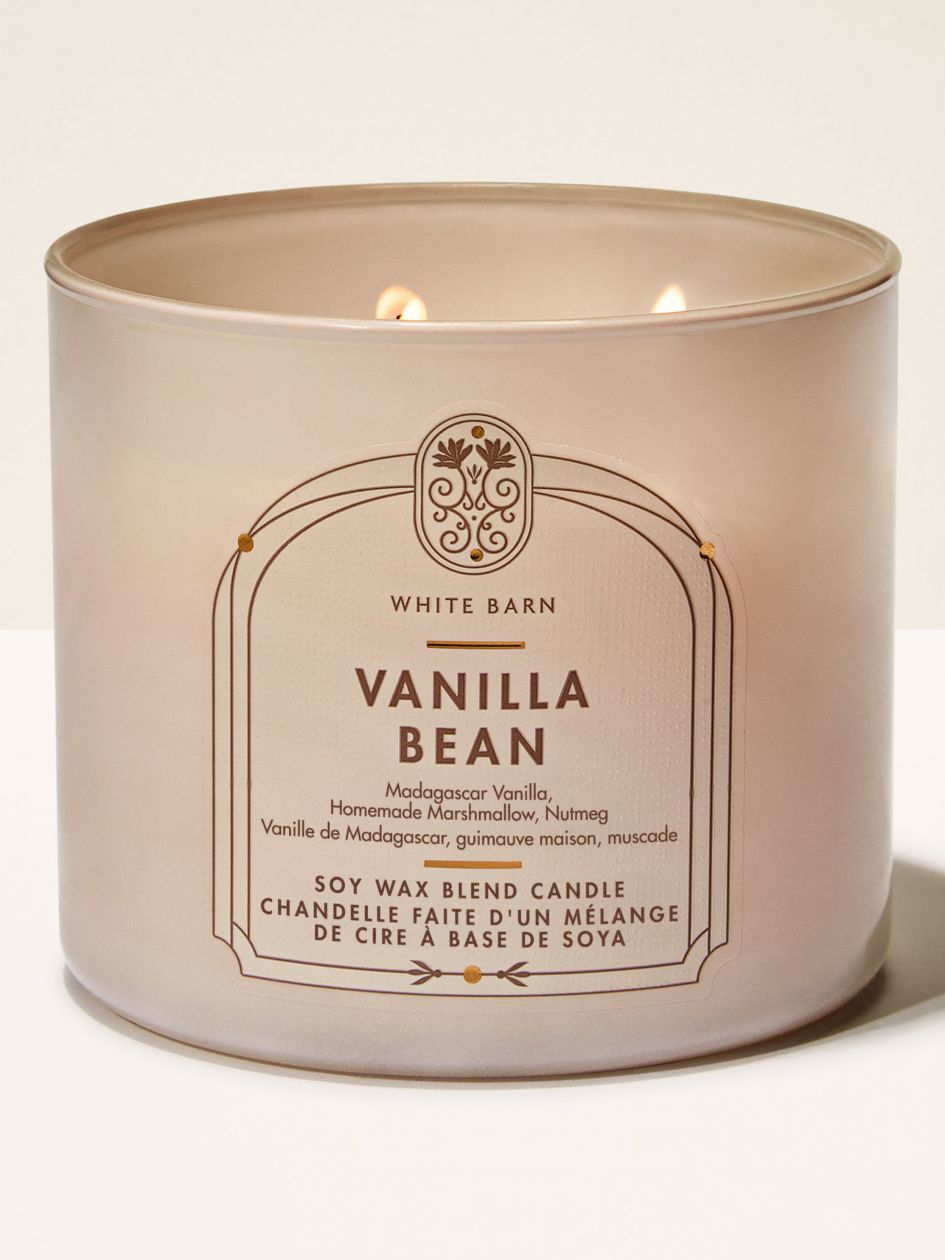 White Barn Vanilla Bean 3-Wick Scented Candle