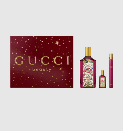 Gucci Flora Gorgeous Gardenia Intense EDP 100ml / 10ml / 5ml Perfume Set