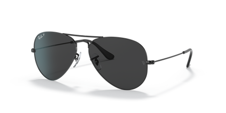 نظارات شمس راي بان Aviator Total Black Polorized