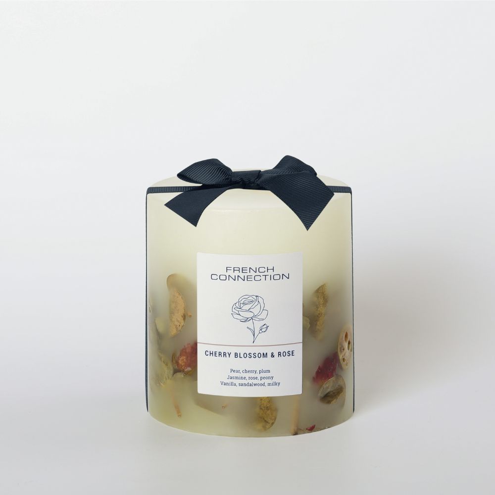 شمعة معطرة فرنش كونكشن Cherry Blossom and Rose