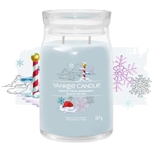 شمعة معطرة يانكي كاندل North Pole Hideaway Signature Large