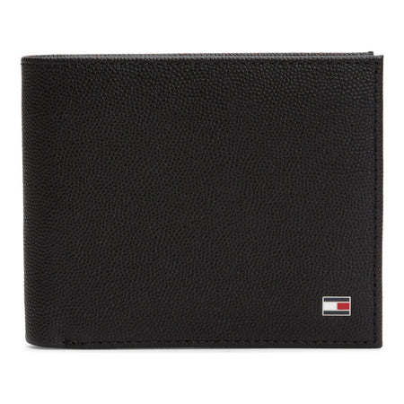Tommy Hilfiger Enamel Flag Leather Bifold Wallet
