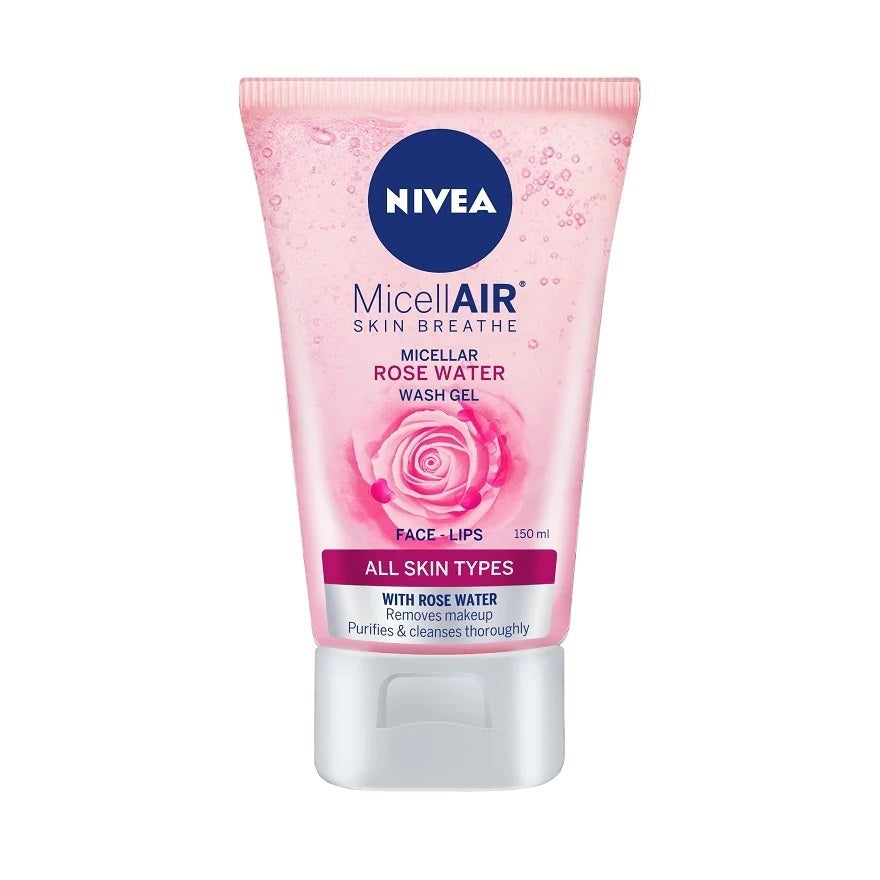 Nivea Rose Care Facial Wash Gel Facial Cleanser