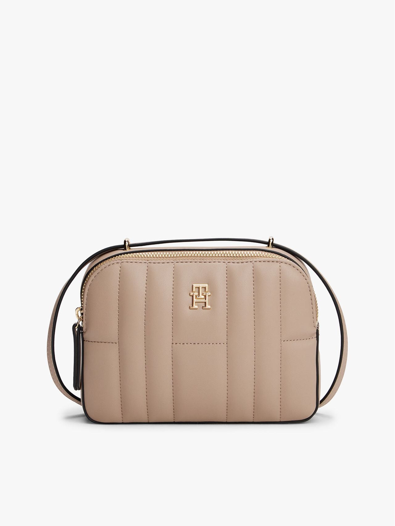 حقيبة تومي هيلفيجر Monogram Quilted Camera Crossbody