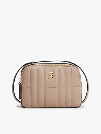 Tommy Hilfiger Monogram Quilted Camera Crossbody Bag