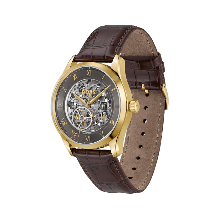 Hugo Boss Principle Skeleton Watch