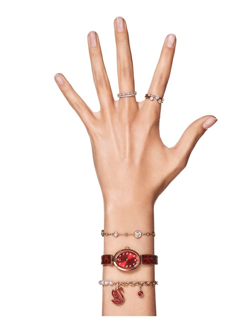 Swarovski Crystal Rock Oval Watch