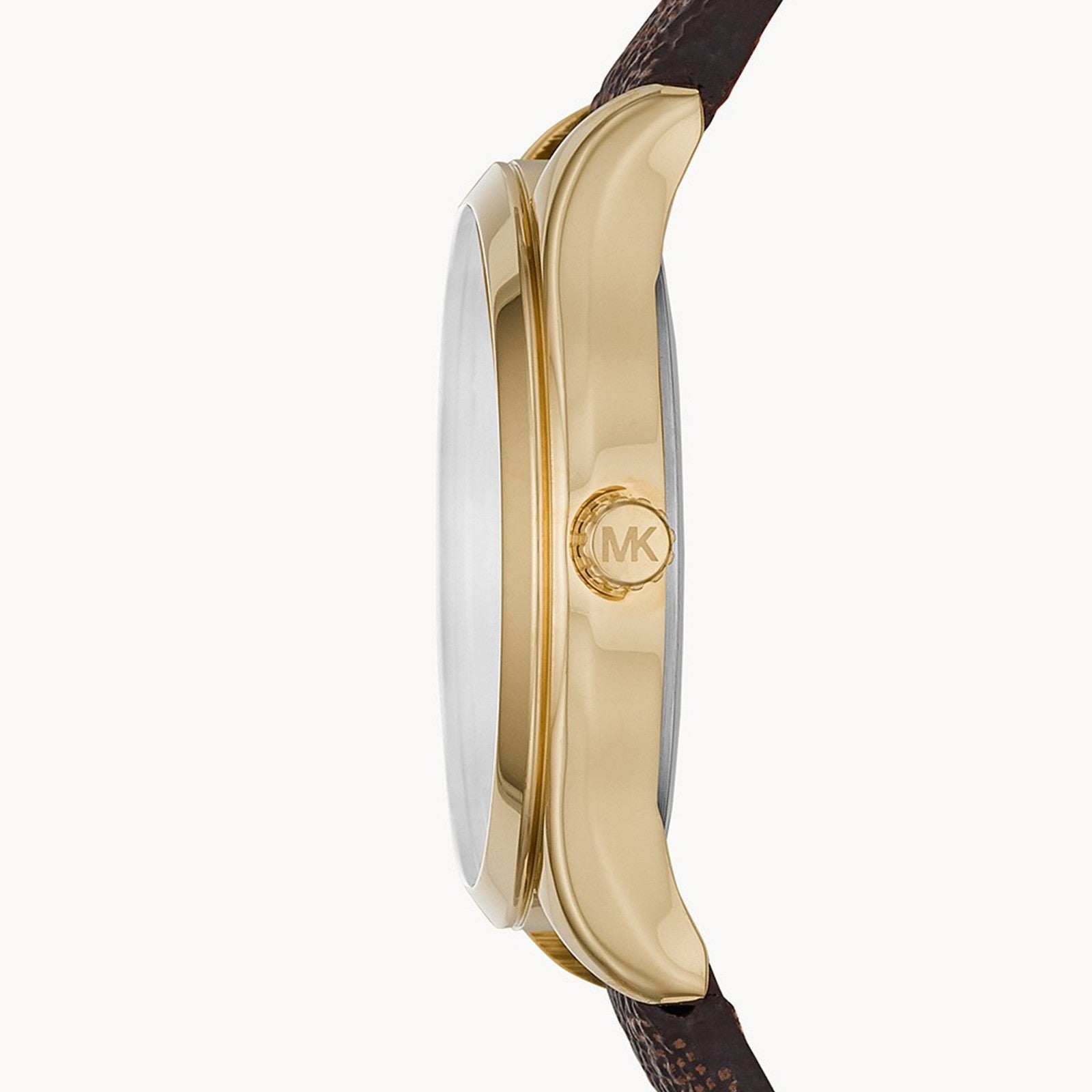 Michael Kors Jaycie Logo and Gold-Tone Watch