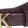 Calvin Klein Round Buckle 30mm Smooth Belt