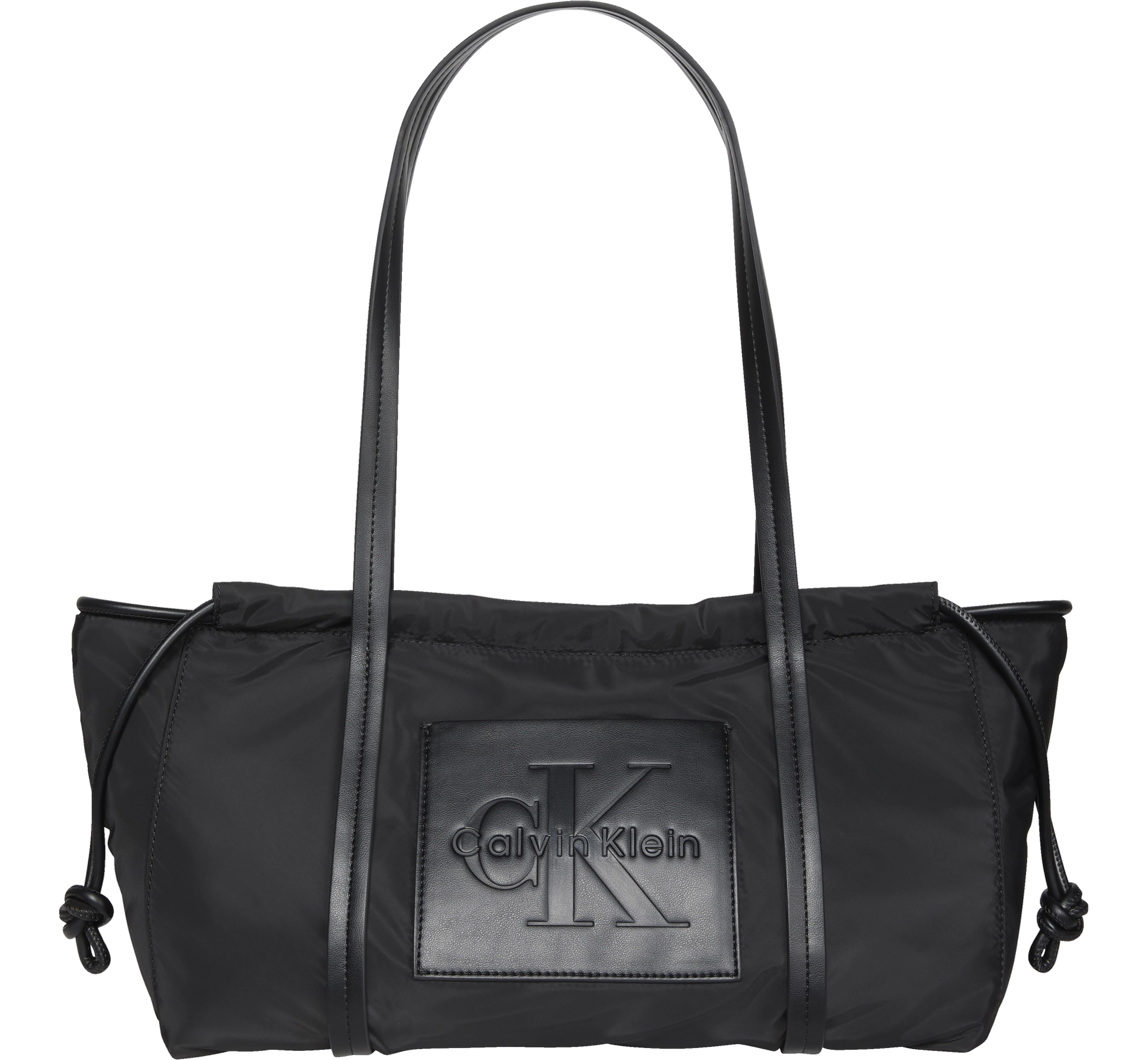 Calvin Klein Nylon Drawstring Satchel Bag