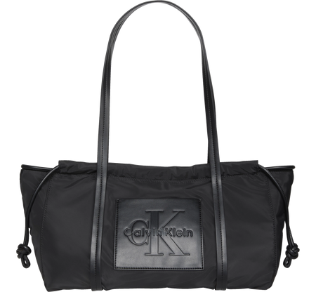 Calvin Klein Nylon Drawstring Satchel Bag