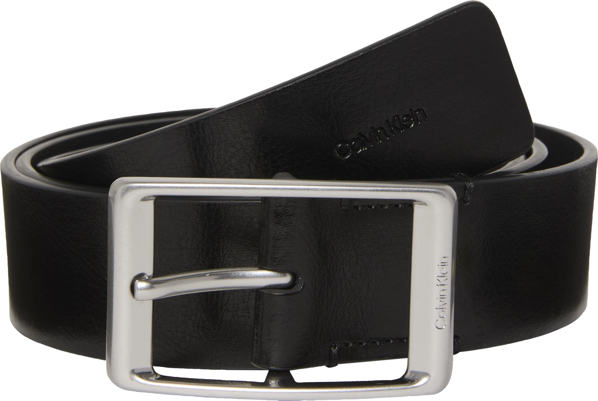 Calvin Klein Casual Round Buckle Tumbled 35mm Belt