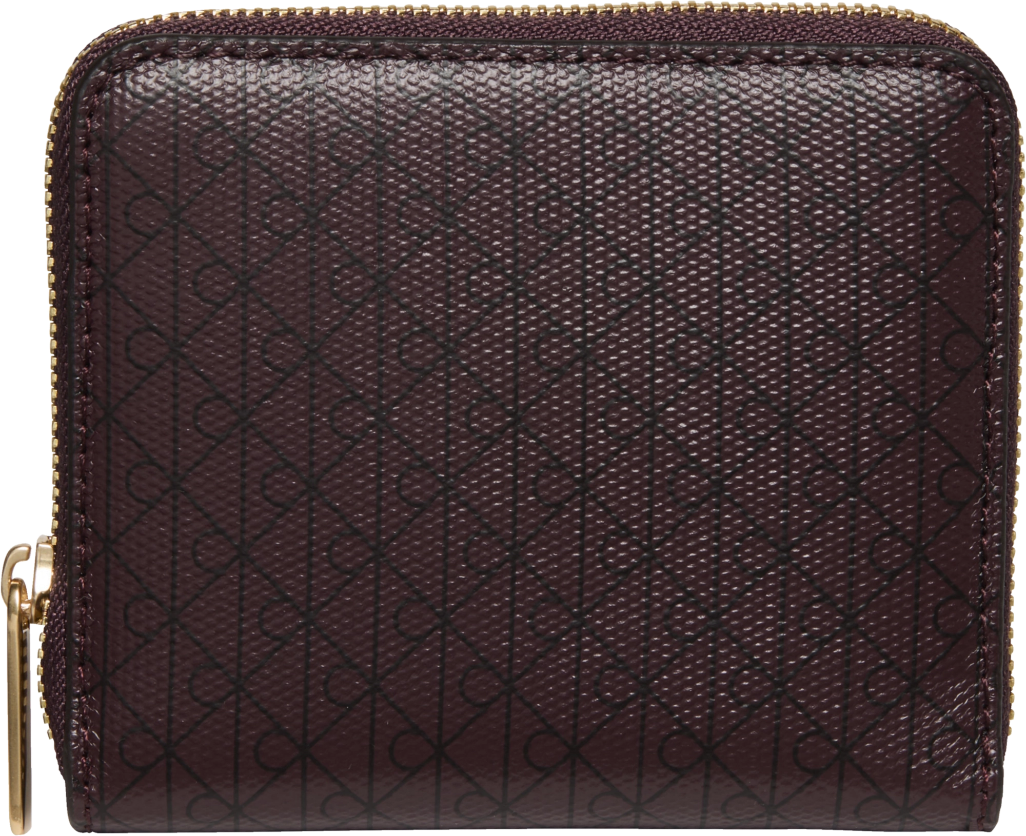 Calvin Klein Emblem Aop Square Zip Around Wallet