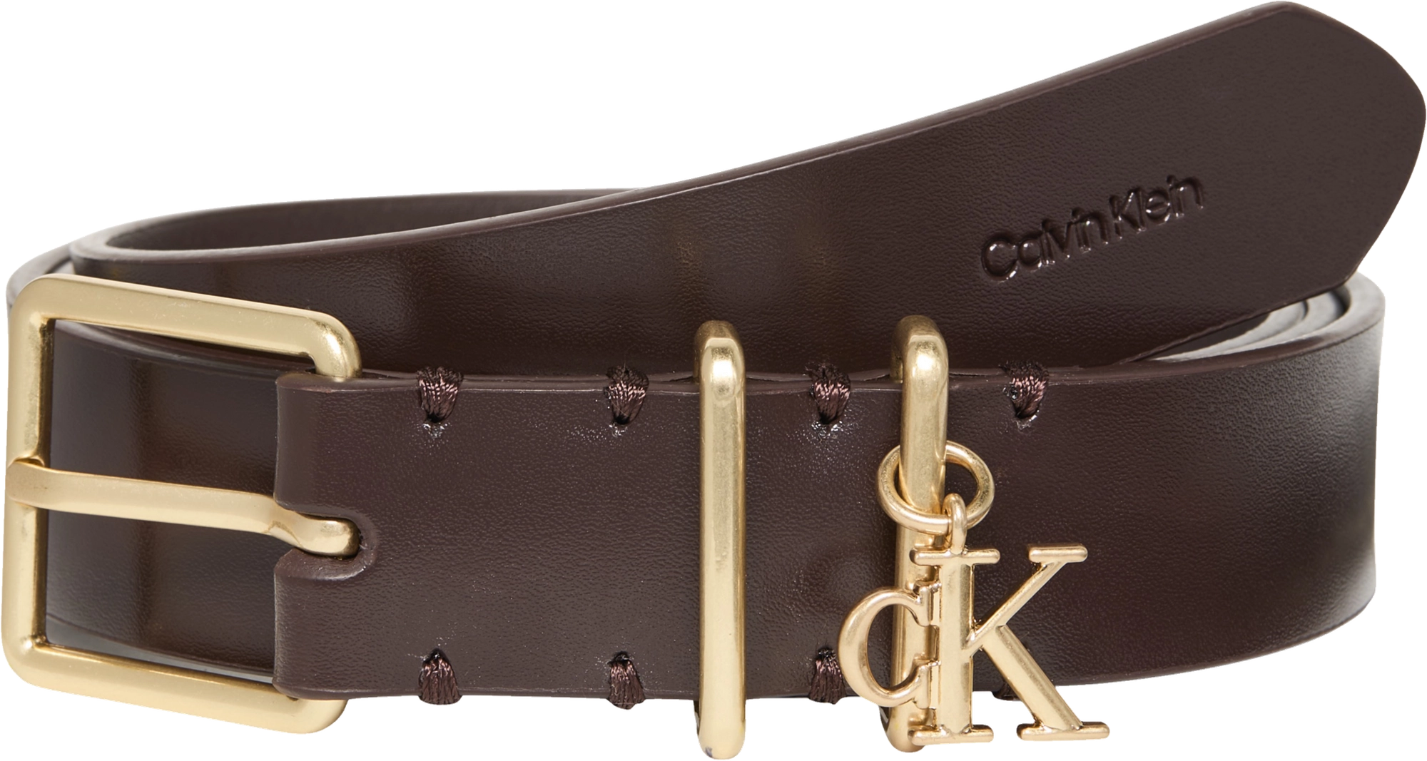Calvin Klein Monogram Charm Keeper 25mm Keychain