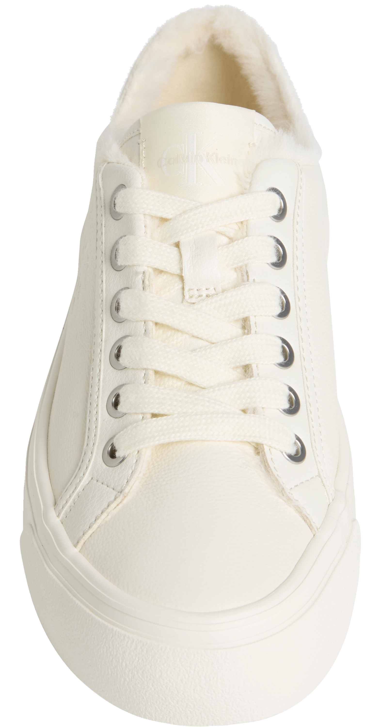 Calvin Klein Vulc Flatf Laceup Lth Fur Sneaker