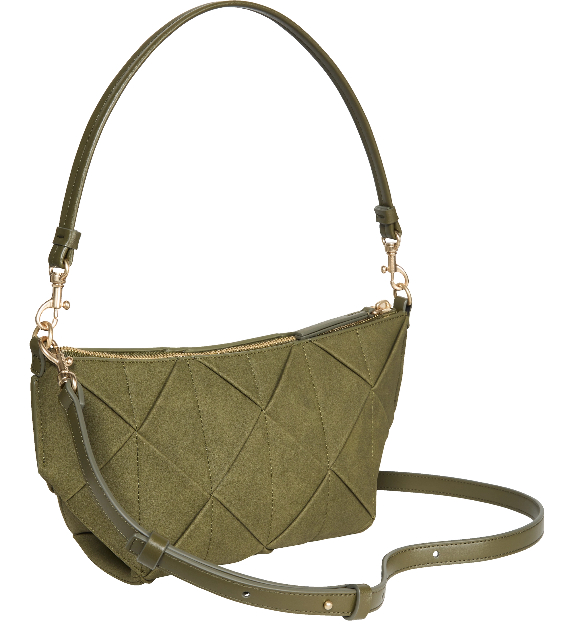 حقيبة كالفين كلاين Woven Sueded Shoulder