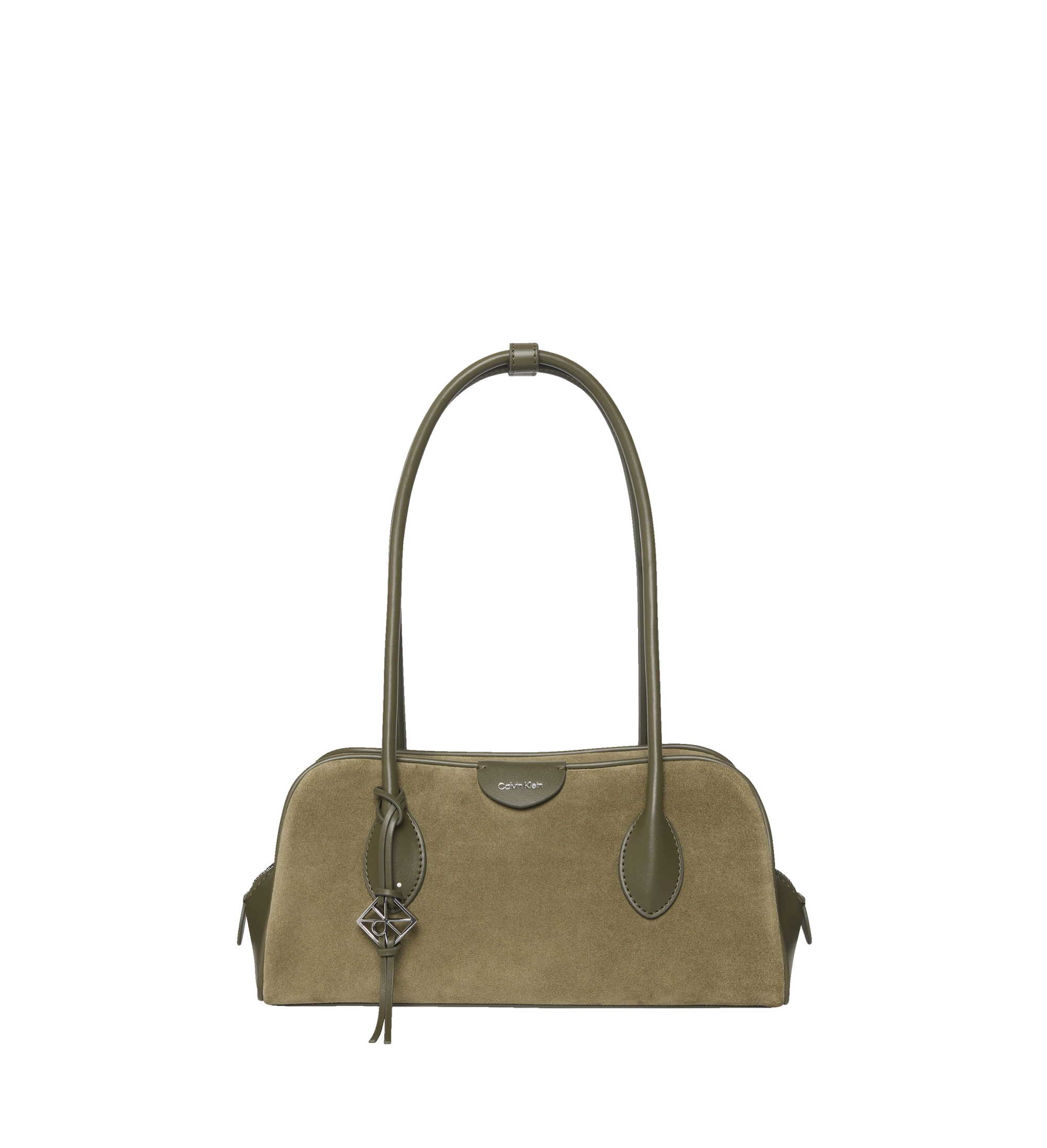 حقيبة كالفين كلاين Emblem Trio Suede Shoulder