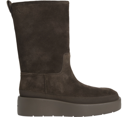 Calvin Klein Flatform Mid Boot Suede Wl Shoe