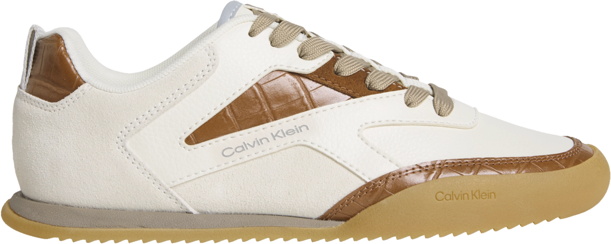 Calvin Klein Low Pro Runner Laceup Lth Croco Sneaker