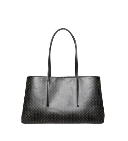 Calvin Klein Emblem Aop Medium Work Tote Bag