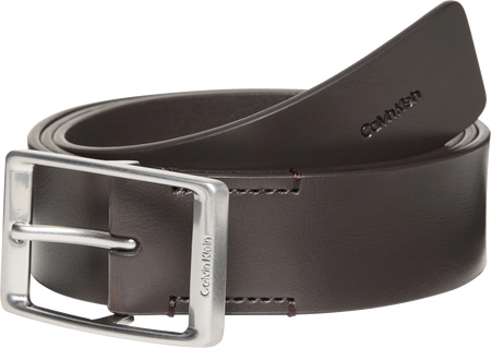 Calvin Klein Casual Round Buckle Tumbled 35mm Belt