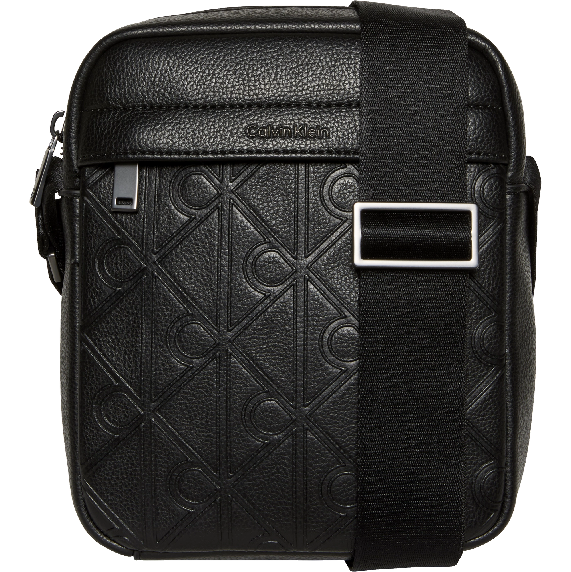 Calvin Klein Emblem Aop Deboss Reporter Bag