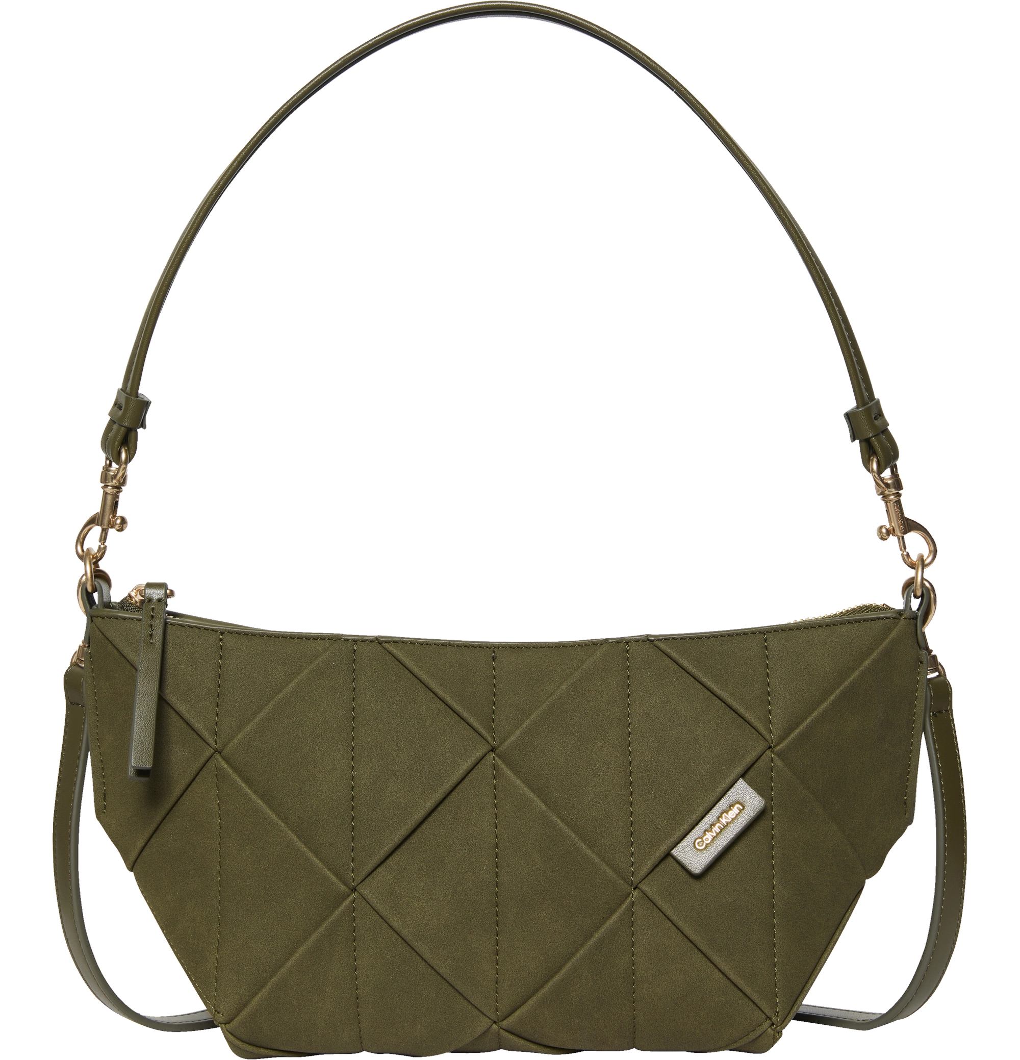 حقيبة كالفين كلاين Woven Sueded Shoulder
