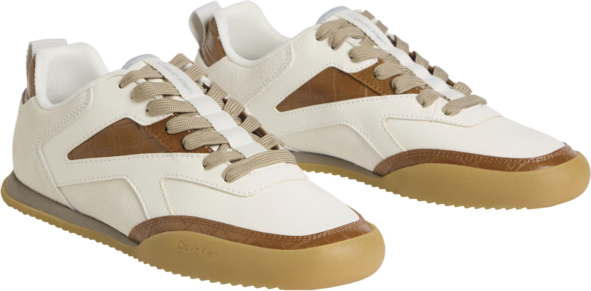 Calvin Klein Low Pro Runner Laceup Lth Croco Sneaker