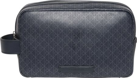 Calvin Klein Emblem Aop Coated Dopp Kit Bag