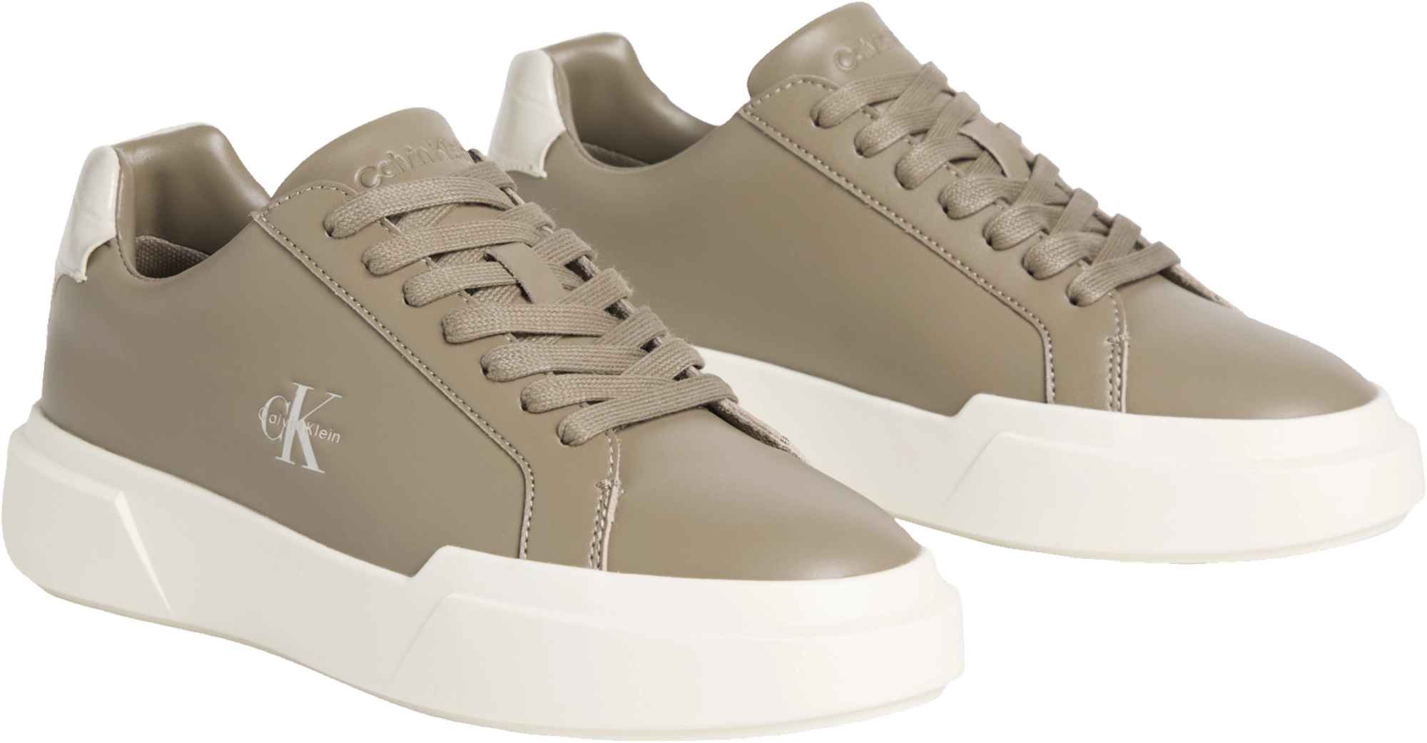 Calvin Klein Chunky Cups Laceup Lth Bt Croc Sneaker