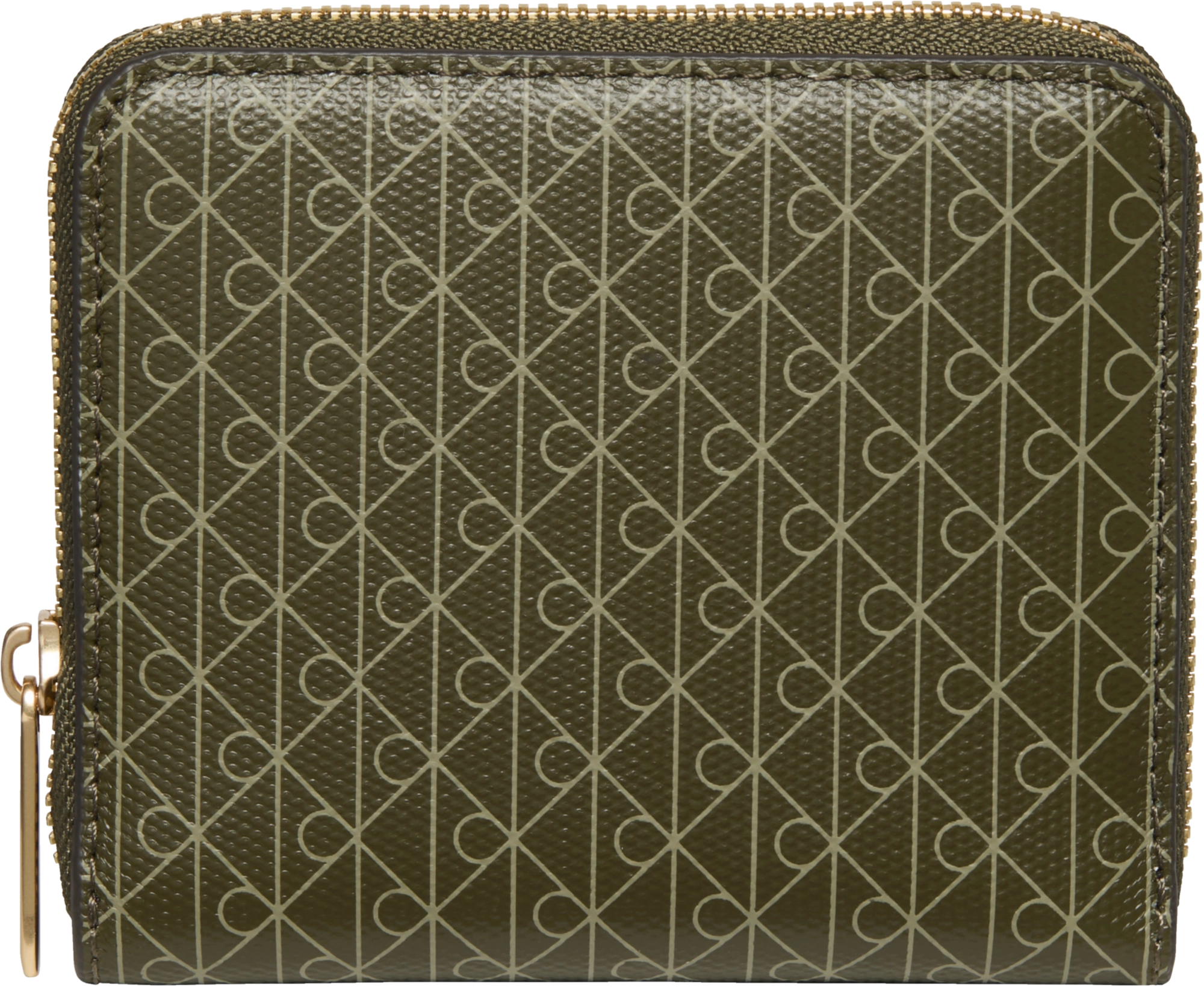 محفظة كالفين كلاين Emblem Aop Square Zip Around