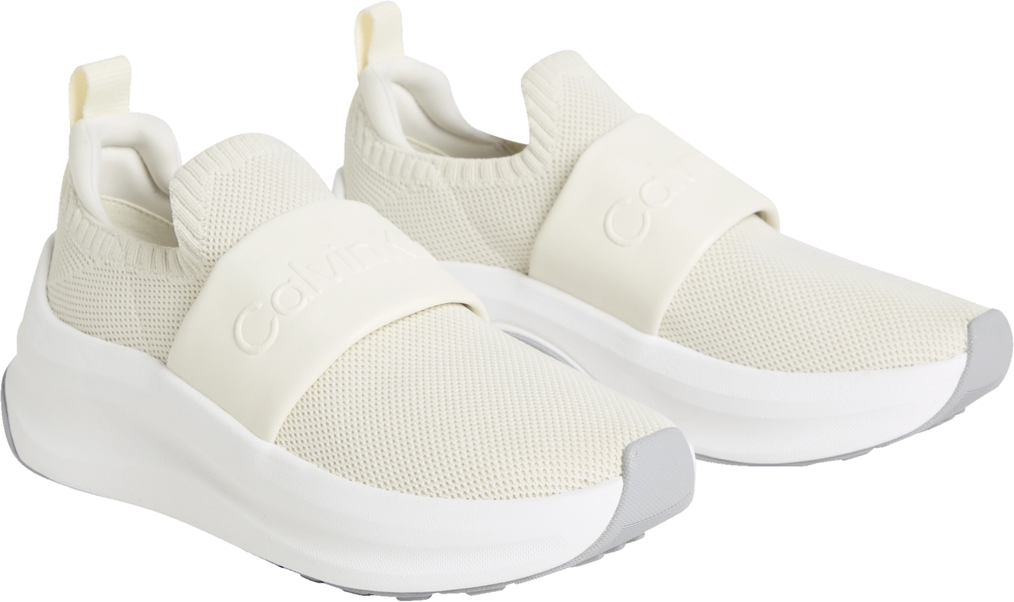 Calvin Klein Chunky Run Slipon Knit Logo Tape Shoe