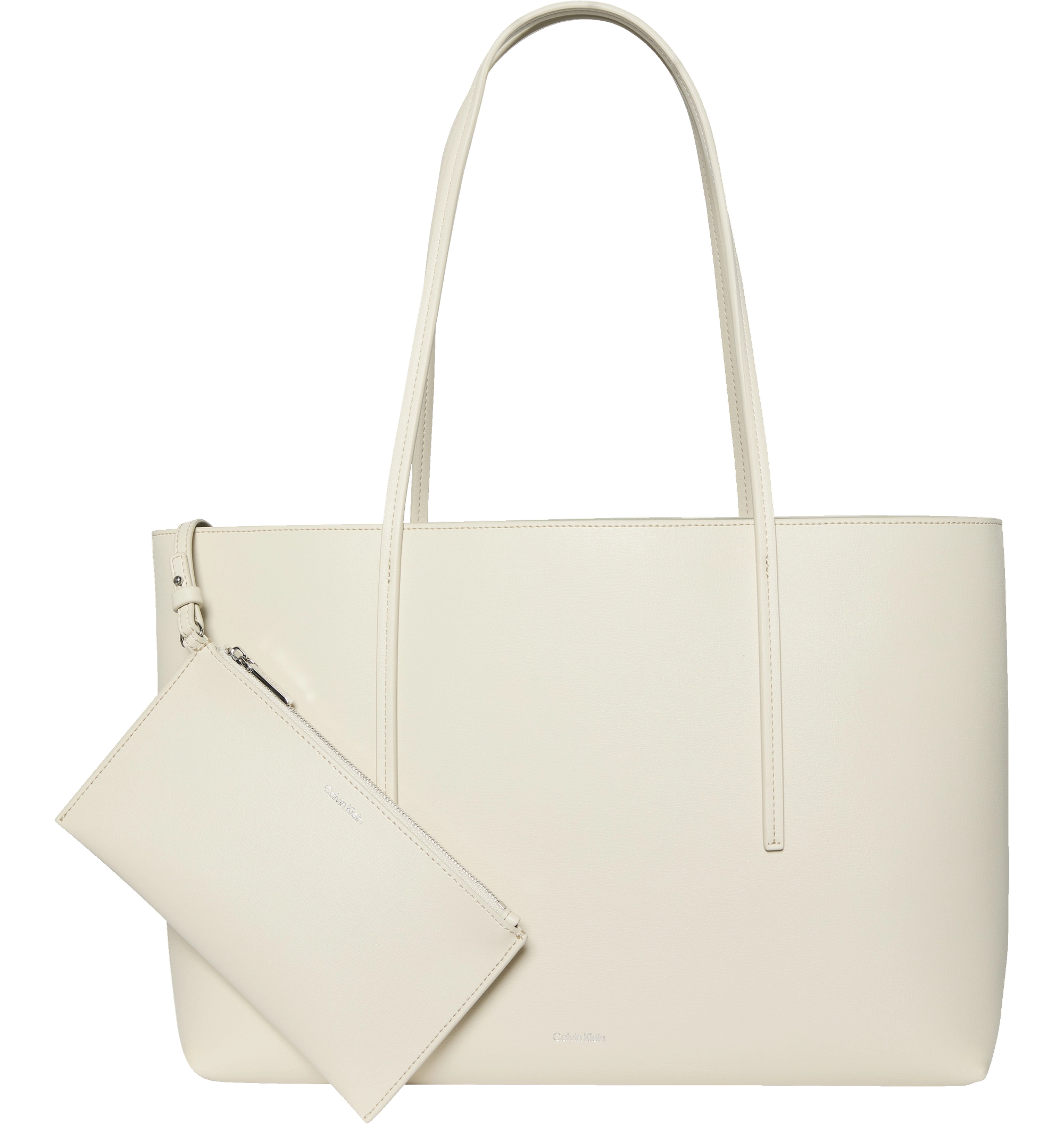Calvin Klein Foil Logo Tote W Pouch Bag