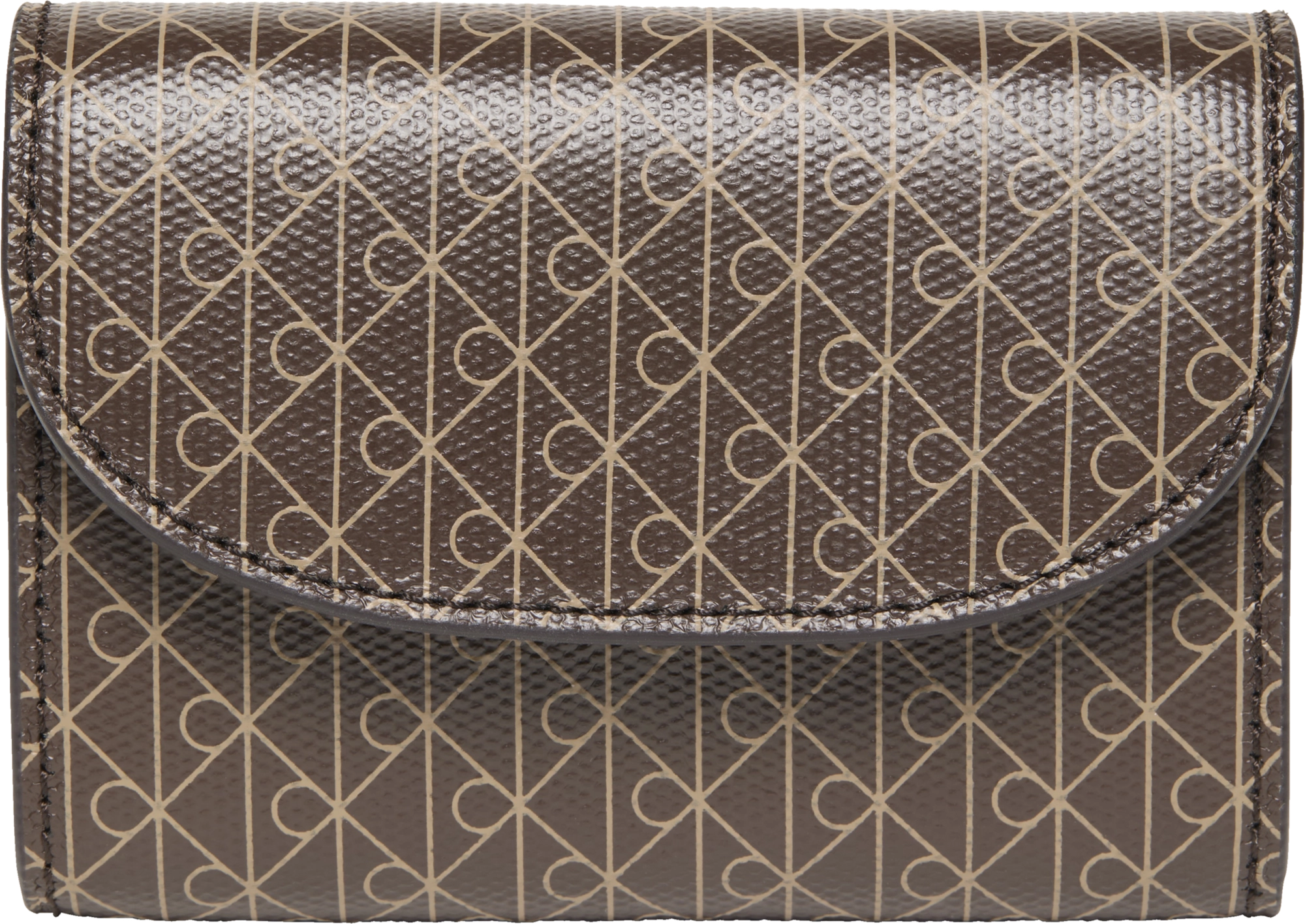 Calvin Klein Emblem Aop Flap Coin Wallet