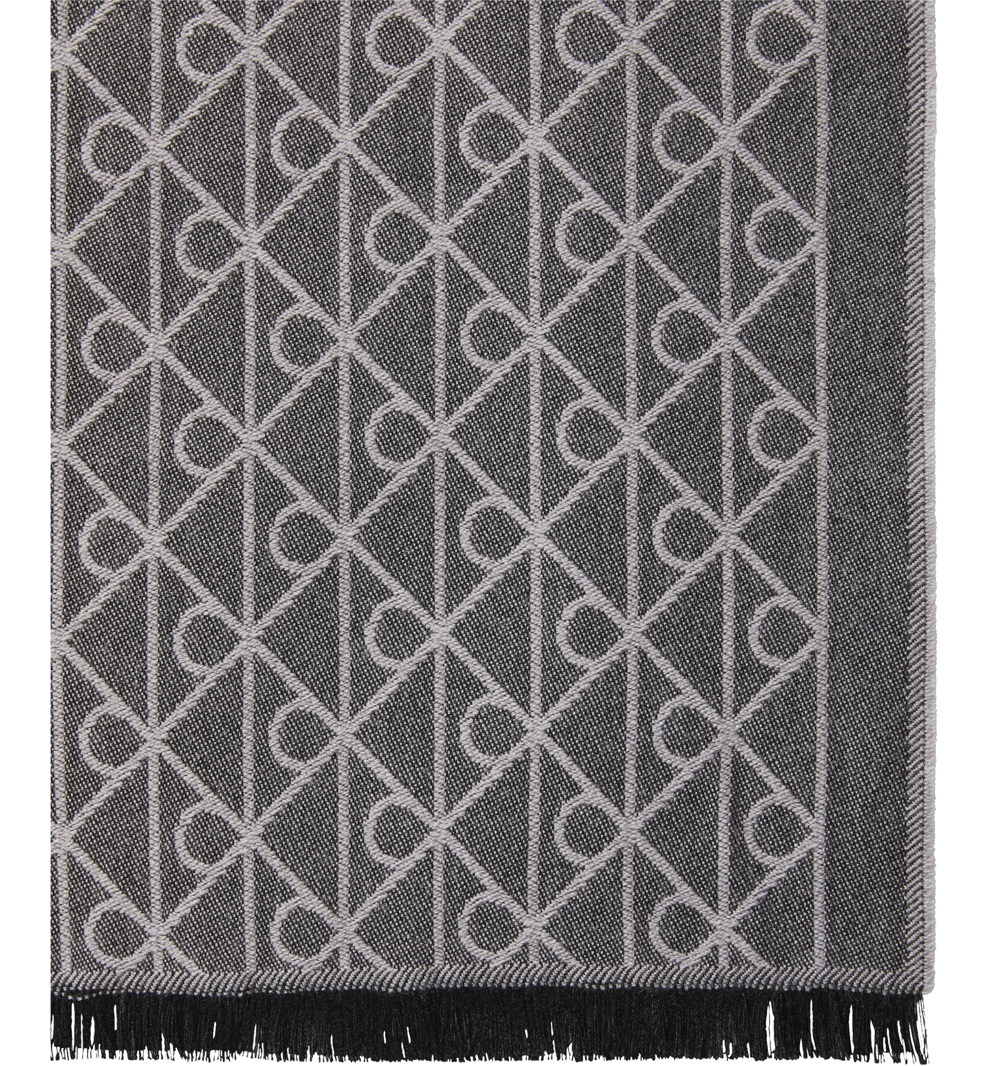 Calvin Klein Tonal Aop Wool Lw Scarf