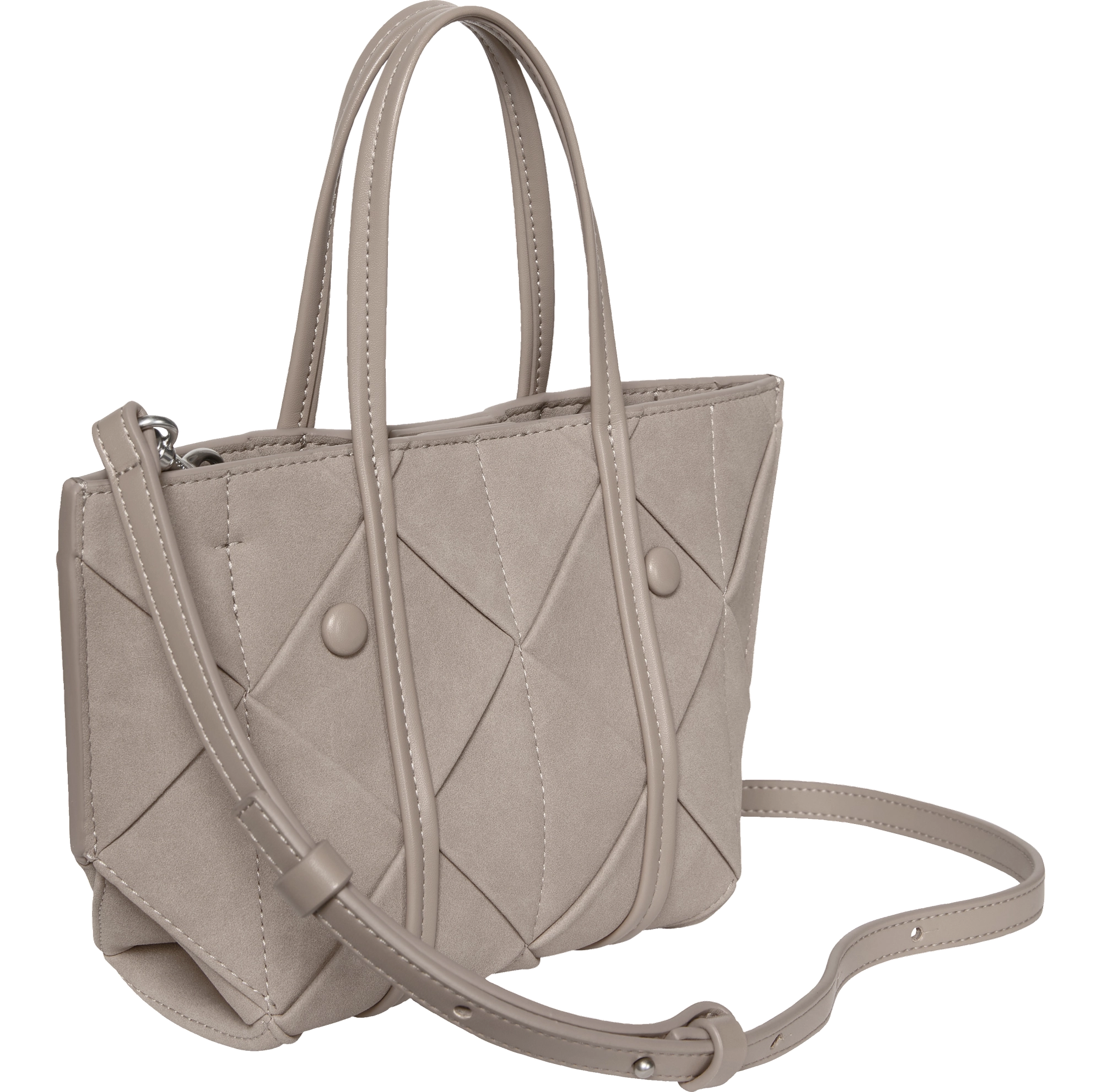 حقيبة كالفين كلاين Woven Sueded Mini Tote Crossbody