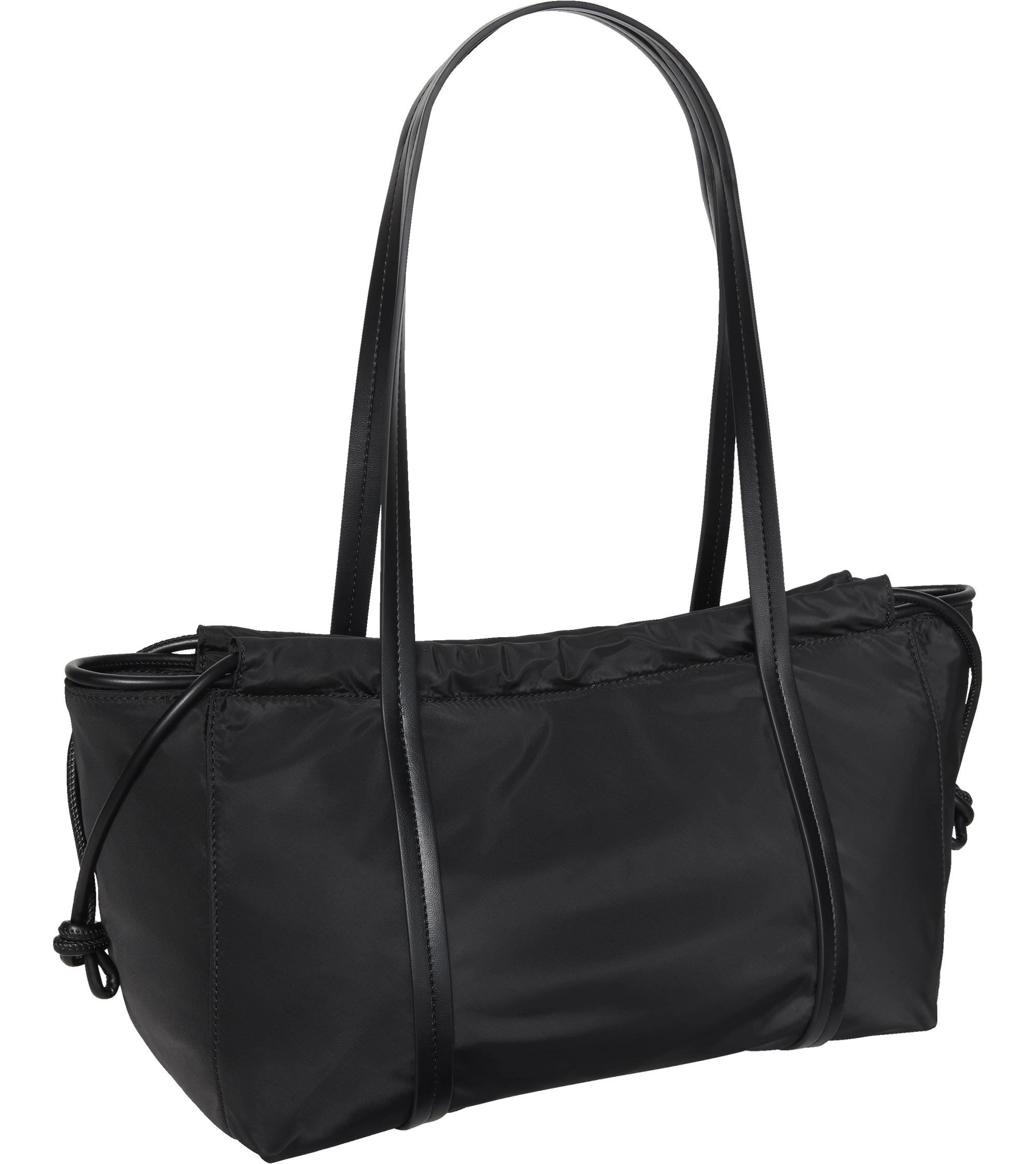 Calvin Klein Nylon Drawstring Satchel Bag