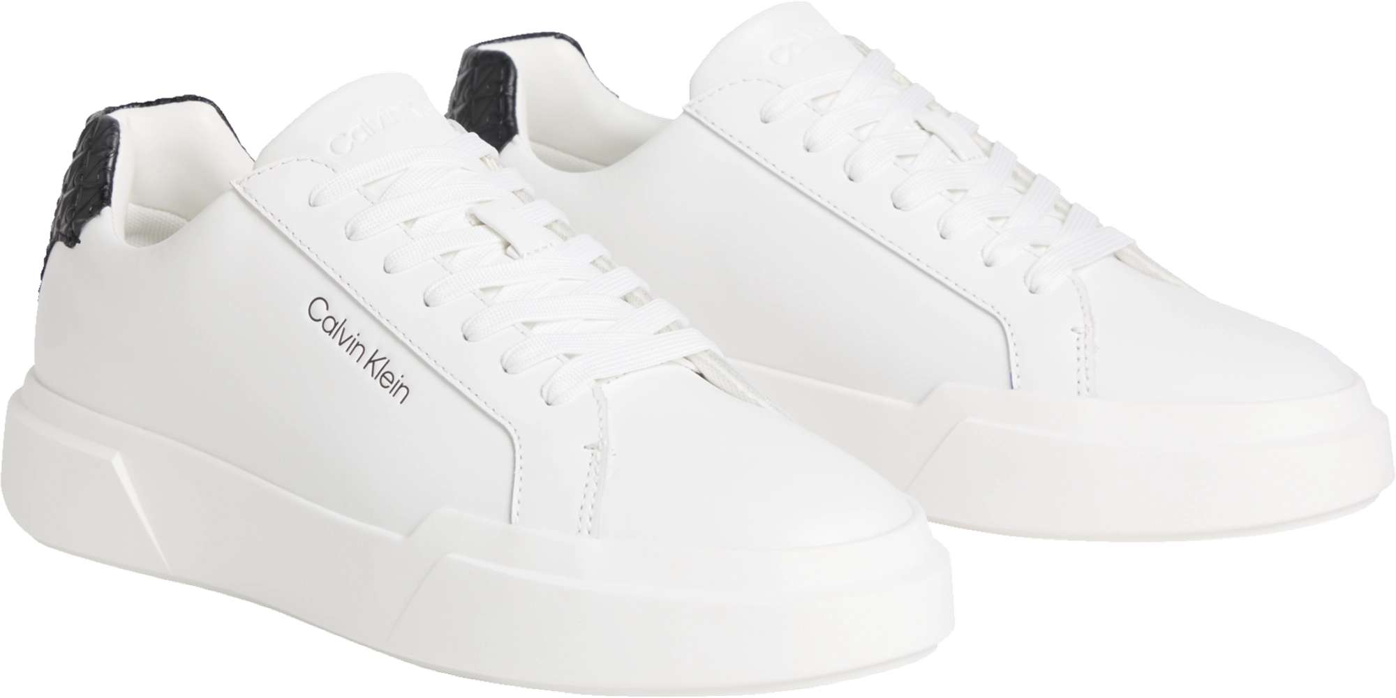 Calvin Klein Chunky Cups Laceup Lth Aop Bt Sneaker