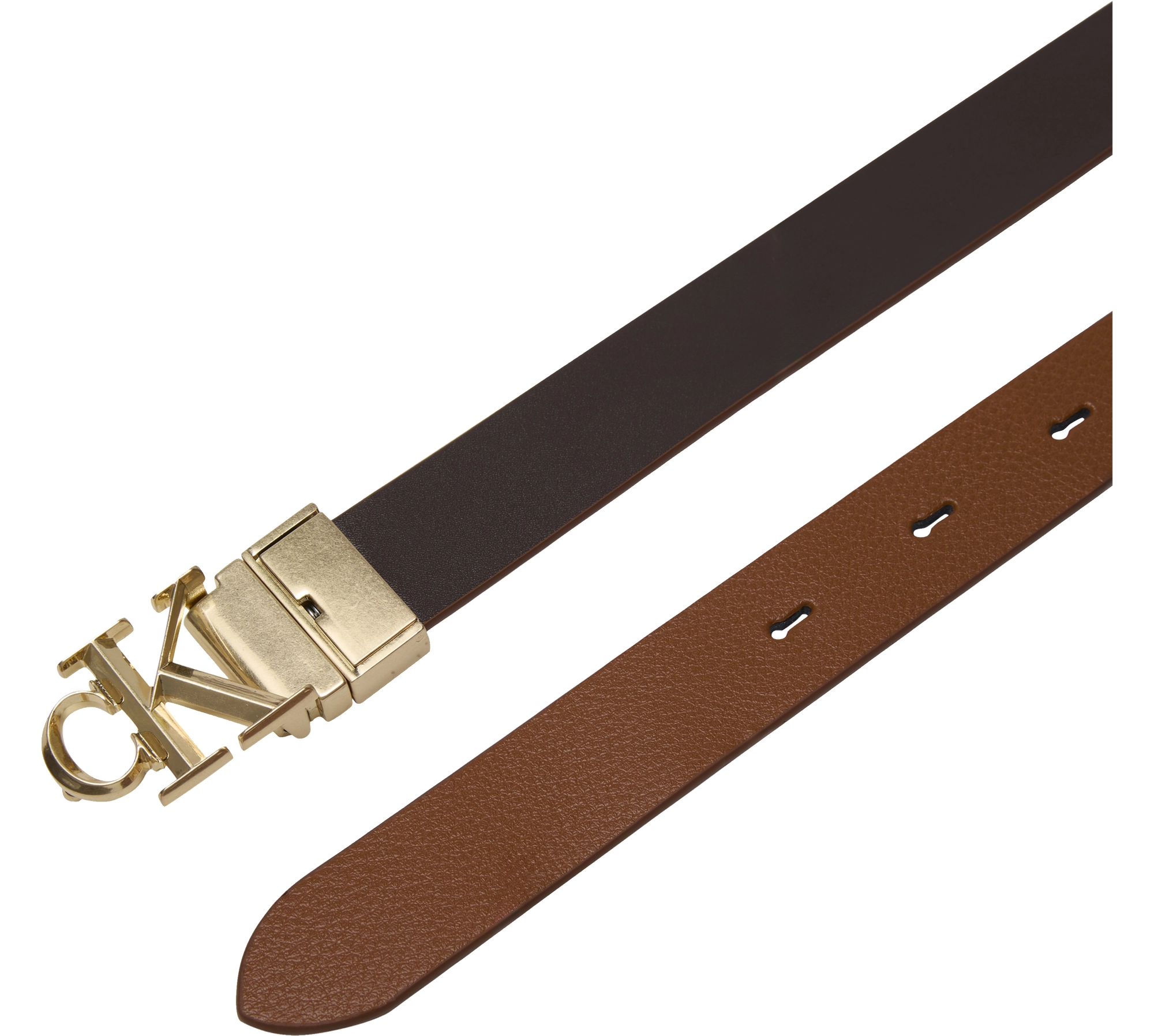 Calvin Klein Facet Pebble Rev Adj 25mm Belt