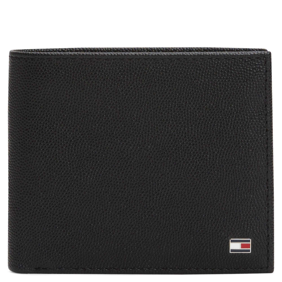 Tommy Hilfiger Enamel Flag Leather Bifold Wallet