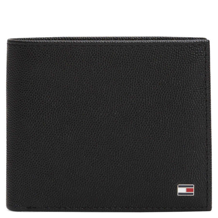 Tommy Hilfiger Enamel Flag Leather Bifold Wallet